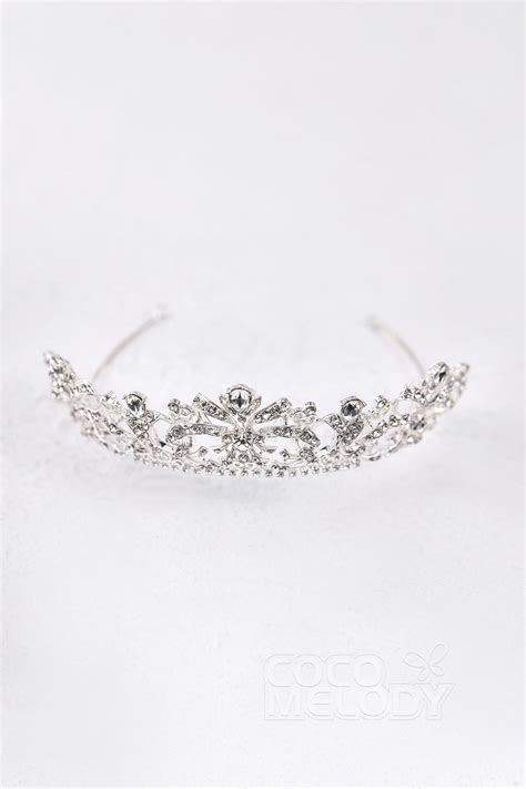 [ usd 56 9 ] graceful cubic zirconia tiara with rhinestone cr17002 wedding tiaras wedding