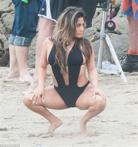 Katching My I Fifth Harmony S Ally Brooke In A Sexy Plunging Swimsuit