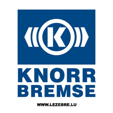 Sticker Autocollant Knorr Bremse Logo