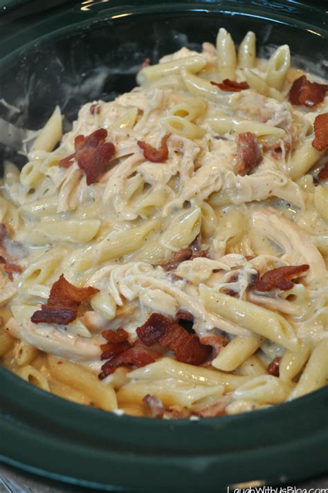 Smothered Bacon Ranch Chicken Penne Pasta Laugh With Us Blog