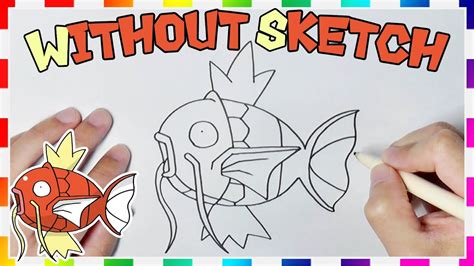 Magikarp How To Drawing Youtube