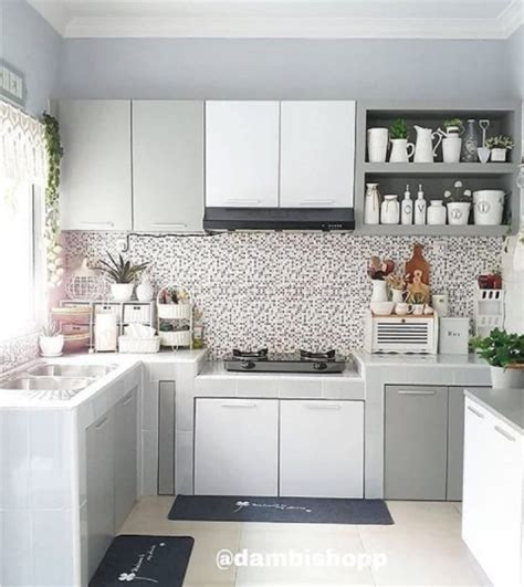 inspirasi dapur minimalis sederhana  mudah ditiru rumah mungil