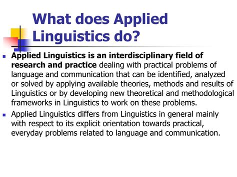 Applied Linguistics Major A Versatile Degree For Many Career Paths