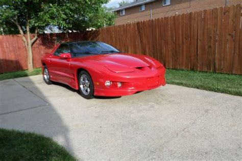 Sell Used 2000 Pontiac Firebird Candy Apple Red T Tops Nice In New