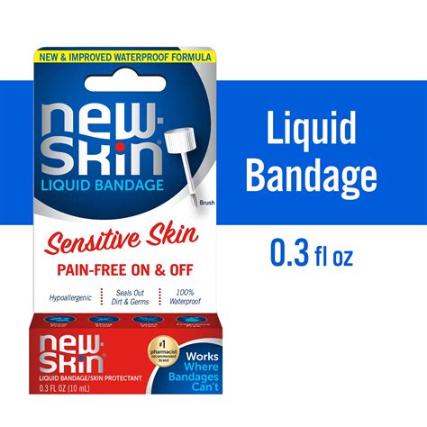 Buy New Skin Liquid Bandage For Sensitive Skin 03 Fl Oz Online At