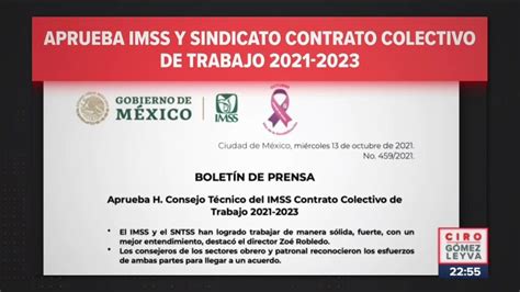 Aprueba Imss Y Sindicato Contrato Colectivo De Trabajo 2021 2023