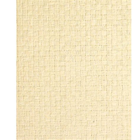 The Wallpaper Company 36 In W Off White Basket Weave Textured