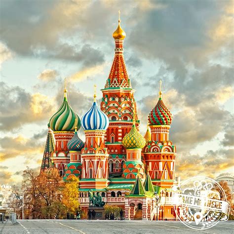 Red Square Moscow Russia One Of Moscows Most Famous Landmarks