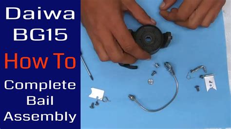Daiwa Bg Bail Assembly How To Fishing Reel Repair Youtube