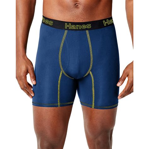 hanes men s comfort flex fit breathable mesh boxer briefs 3 pack