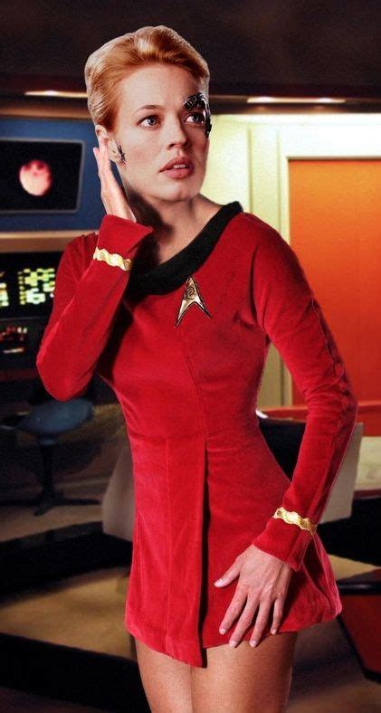 Seven Of Nine From Star Trek Voyager In Original Series Uniform Star