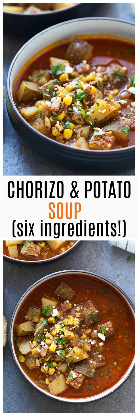 Easy Chorizo And Potato Soup Cooking For Keeps Recipe Easy Winter
