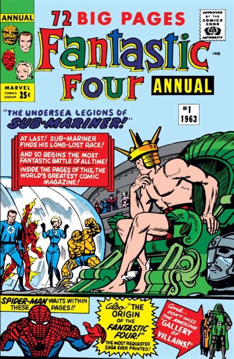 Fantastic Four Annual Vol 1 1 Marvel Database Fandom
