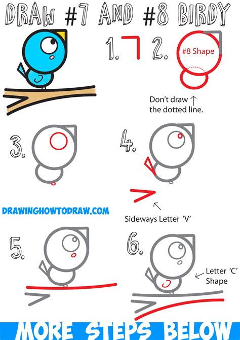 Https://tommynaija.com/draw/how To Draw A Bird Step By Step On Branch