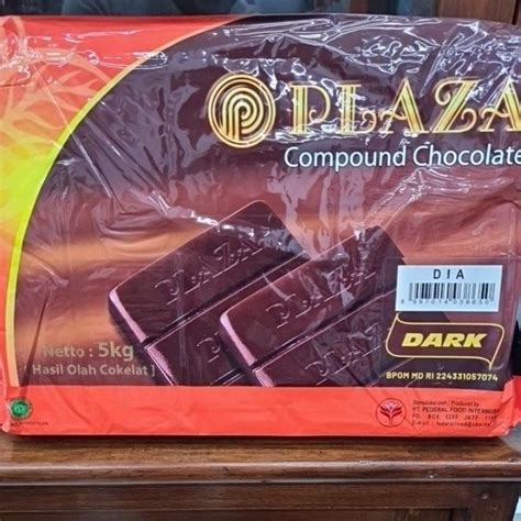 Jual Coklat Dark Compound Plaza 5kg Shopee Indonesia