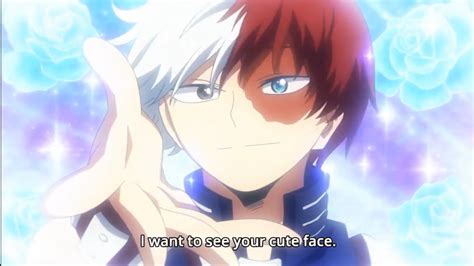 He Finally Smiled I Want To See Your Cute Face Shoto Todoroki