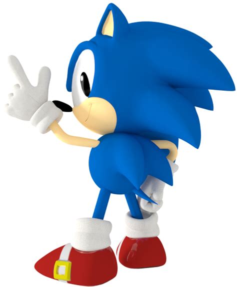 Classic Sonic 06 Pose Render By Matiprower On Deviantart