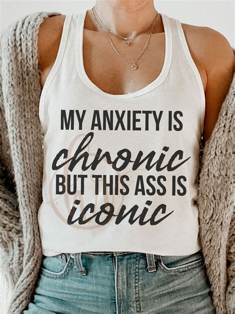 My Anxiety Is Chronic But This Butt Is Iconic Hippie Runner
