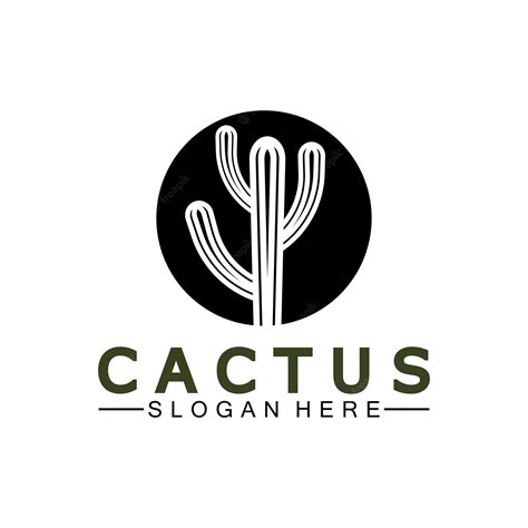 Premium Vector Cactus Logo Template Design Vector Design Concept