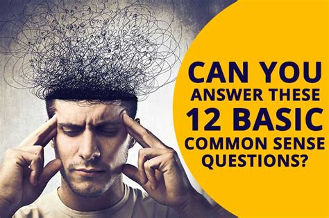 Common Sense Quiz: Can You Pass This Simple Common Sense Test?