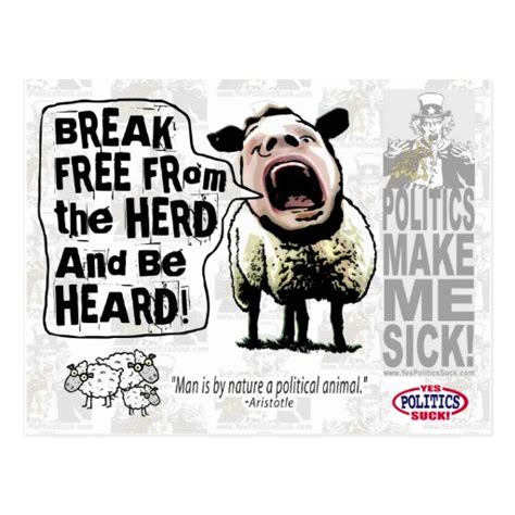 Political Sheep Sheople Sheeple Screams Postcard Zazzle