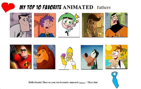 My Top 10 Favorited Animated Dads By Purfectprincessgirl On Deviantart