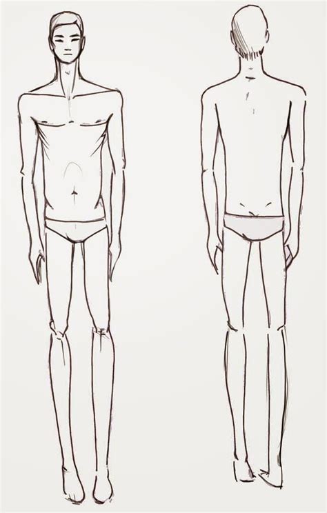 FASHION ILLUSTRATIONS: The male figure