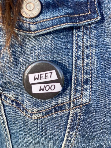 My Favorite Murder Pin Weet Woo Funny Whistle Button Etsy
