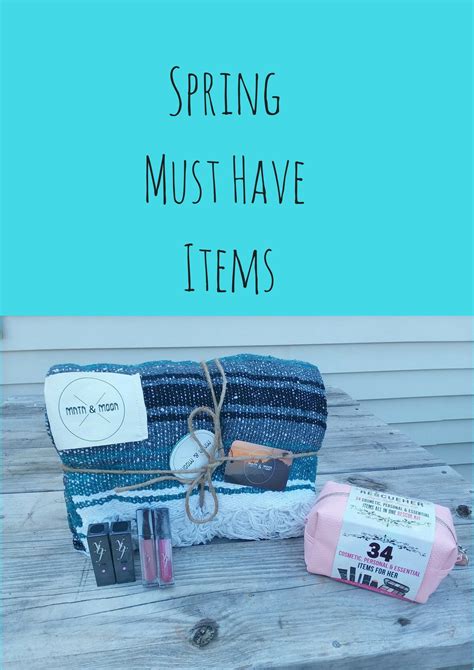 Spring Must Have Items | Must have items, Spring, Must haves
