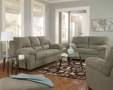 Green Sectional Living Room Carameloffers Within Sage Green Sectional Sofas 