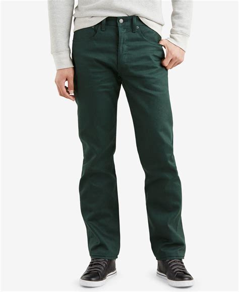 Levis Denim ® 501® Original Shrink To Fittm Jeans In Green For Men Lyst