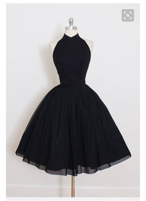 Black Dress Dresses Vintage Dresses 50s Black Prom Dresses
