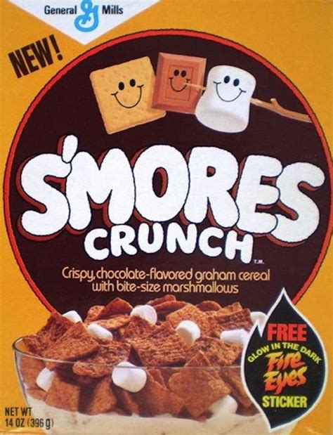 Smores Crunch 80s Food Discontinued Food Crunch Cereal