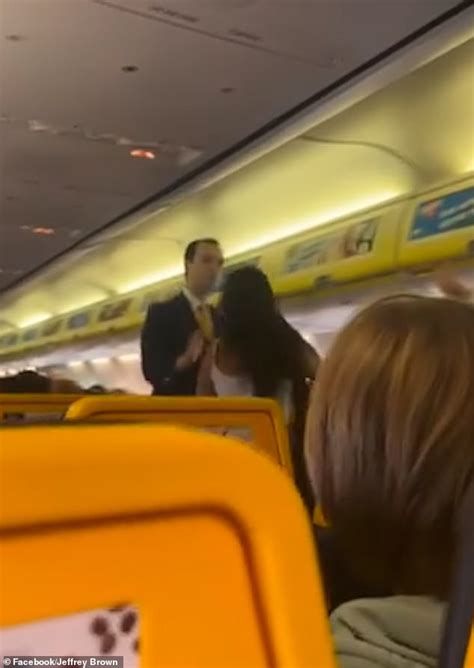 Exclusive Drunk Female Ryanair Passenger Who Hurled Foul Mouthed
