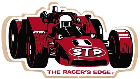 Stp Indy Racer Racing Decal Sticker Vintage Crashdaddy Racing