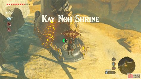 Kay Noh Shrine Wasteland Region Towers And Shrines The Legend Of