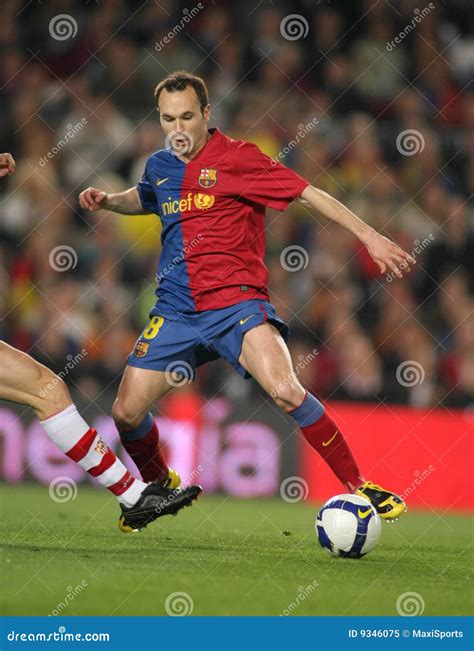 Andres Iniesta Fc Barcelona Editorial Image Image Of Champion