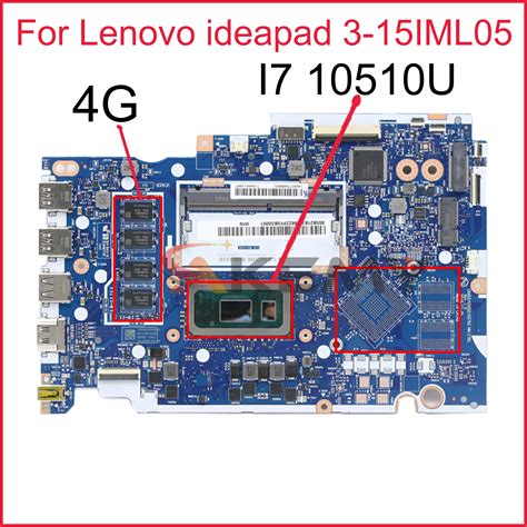 Nm C For Lenovo Ideapad Iml Laptop Motherboard Nm C With Cpu I U Uma G Ddr