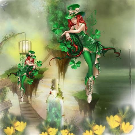 Irish Fairies Irish Fairy Fairy Art Happy St Patricks Day