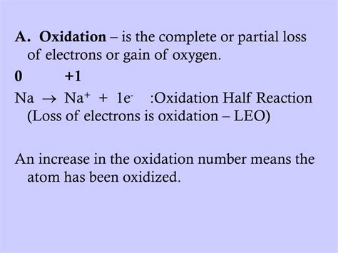 PPT - Oxidation-Reduction Reactions (Redox Reactions) Notes (Chapter 19) PowerPoint Presentation 
