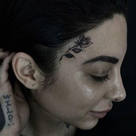 10 tasteful face tattoos for women and their meanings face tattoos small face tattoos girl