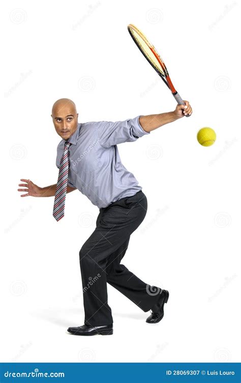 Tennis Player Stock Image Image Of Fitness Corporate 28069307
