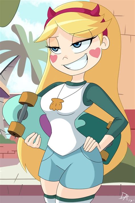 Star Butterfly Star Vs The Forces Of Evil Highres 1girl Blonde Hair Blue Eyes Blush