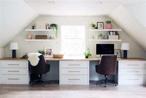 30 Inspiring Double Desk Home Office Design Ideas Magzhouse