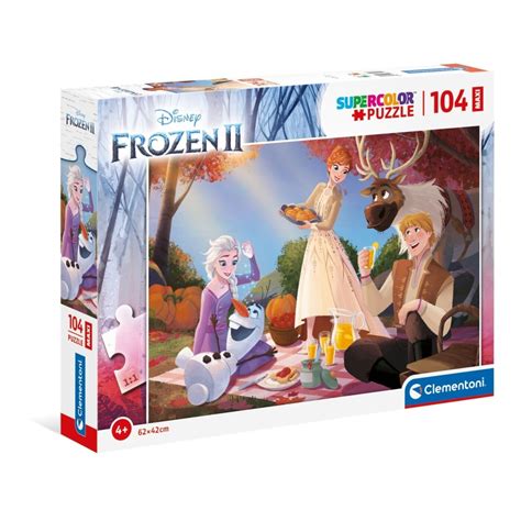 PUZZLE Supercolor MAXI Pcs Frozen II CLEMENTONI