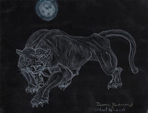 Black Panther Drawing By Dionis Navarro