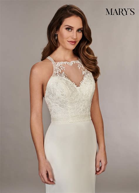 Bridal Wedding Dresses Style Mb1040 In Ivory Or White Color