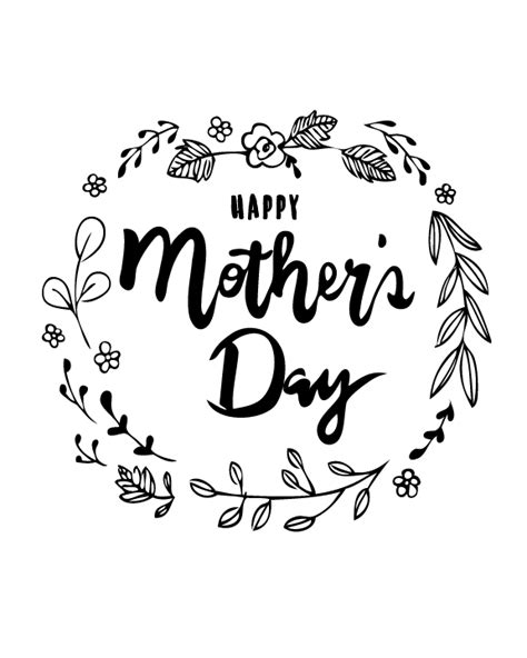 All bakeart stencils are designed and made in the usa. {DIY} Happy Mother's Day Card Colouring Printable - Ting ...