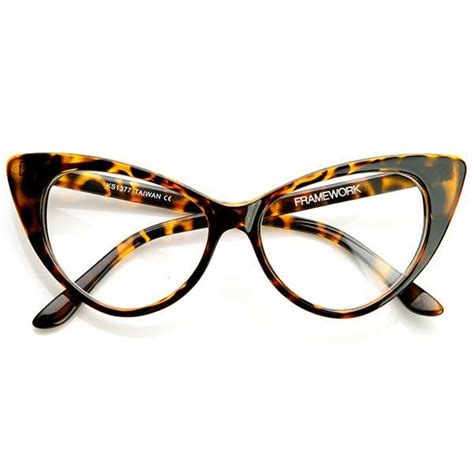 women s 1950 s vintage fashion cat eye clear lens glasses fashion eye glasses cat eye glasses