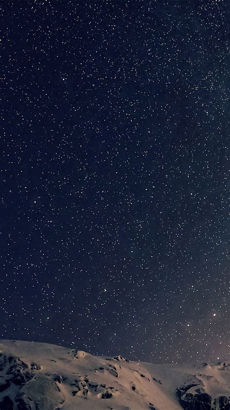 2k Free Download Arctic Starry Night Dark Landscape Nature Sky